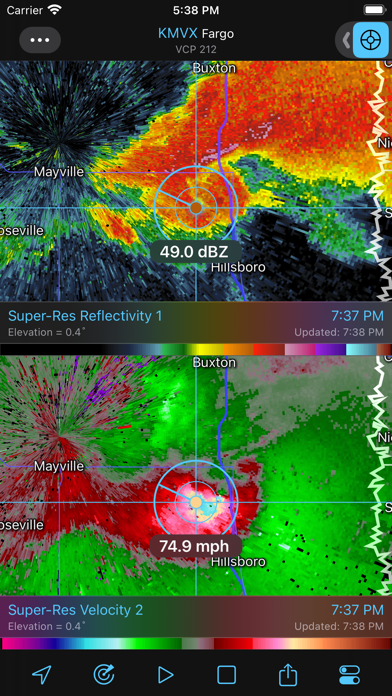 RadarScope screenshot