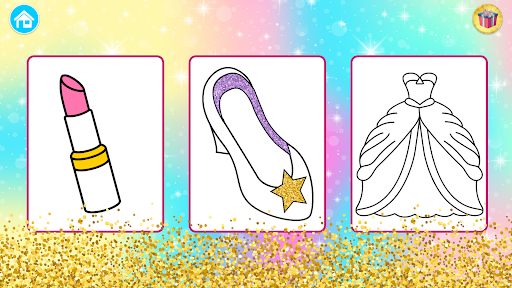 Princess Coloring Book & Games screenshot