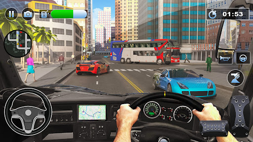 Bus Simulator : 3D Bus Games screenshot