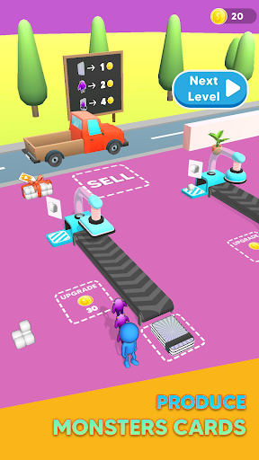 Monster Draft : Merge Runner screenshot