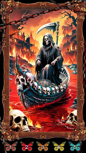 Dark, Horror Color by Number screenshot