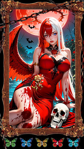 Dark, Horror Color by Number screenshot