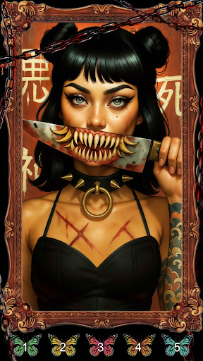 Dark, Horror Color by Number screenshot