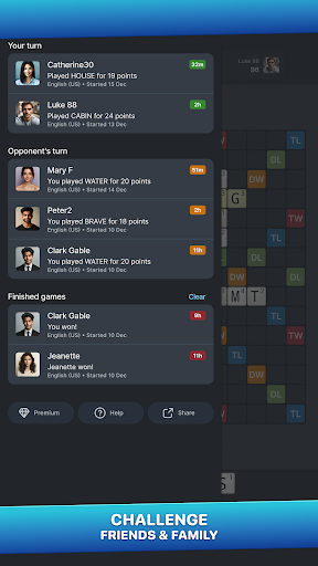 Wordfeud Premium screenshot