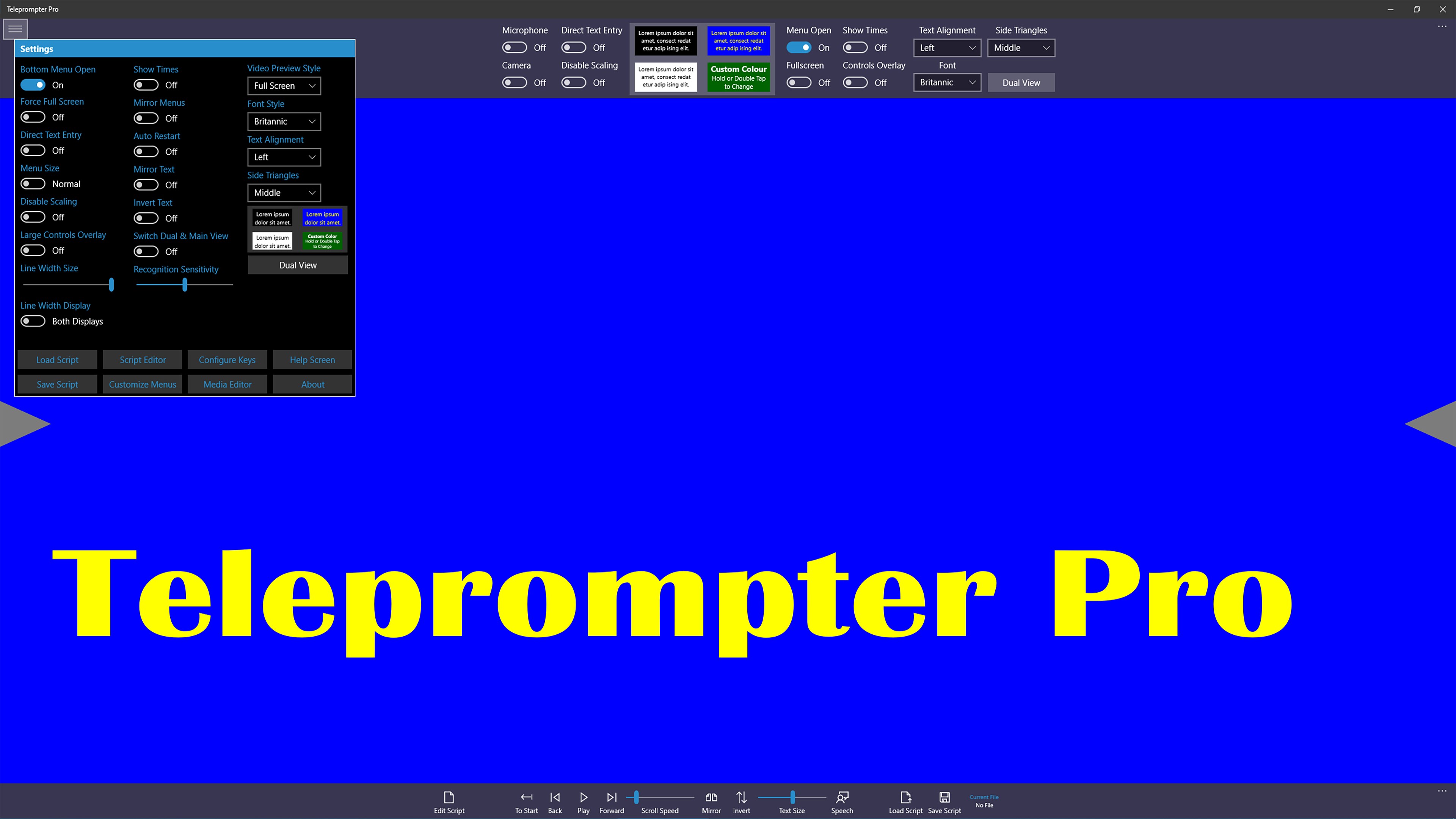 Teleprompter Pro screenshot