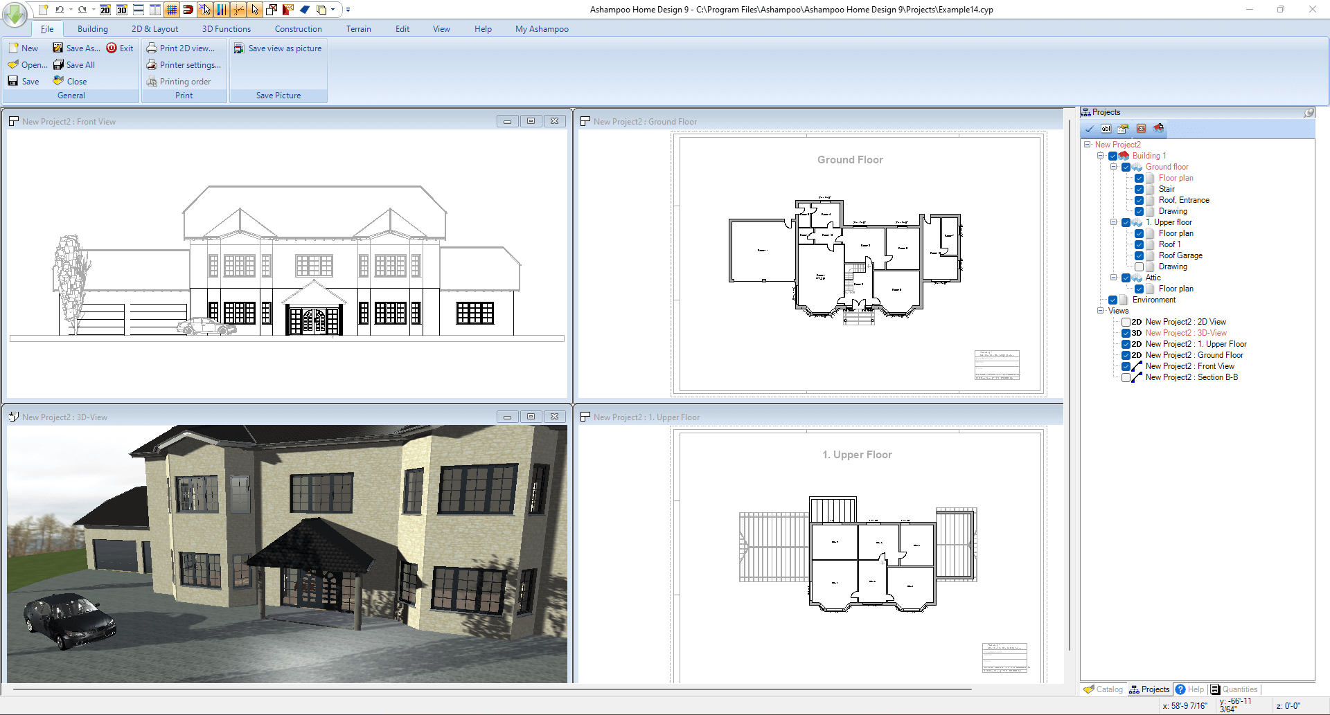 Ashampoo Home Design 9 screenshot