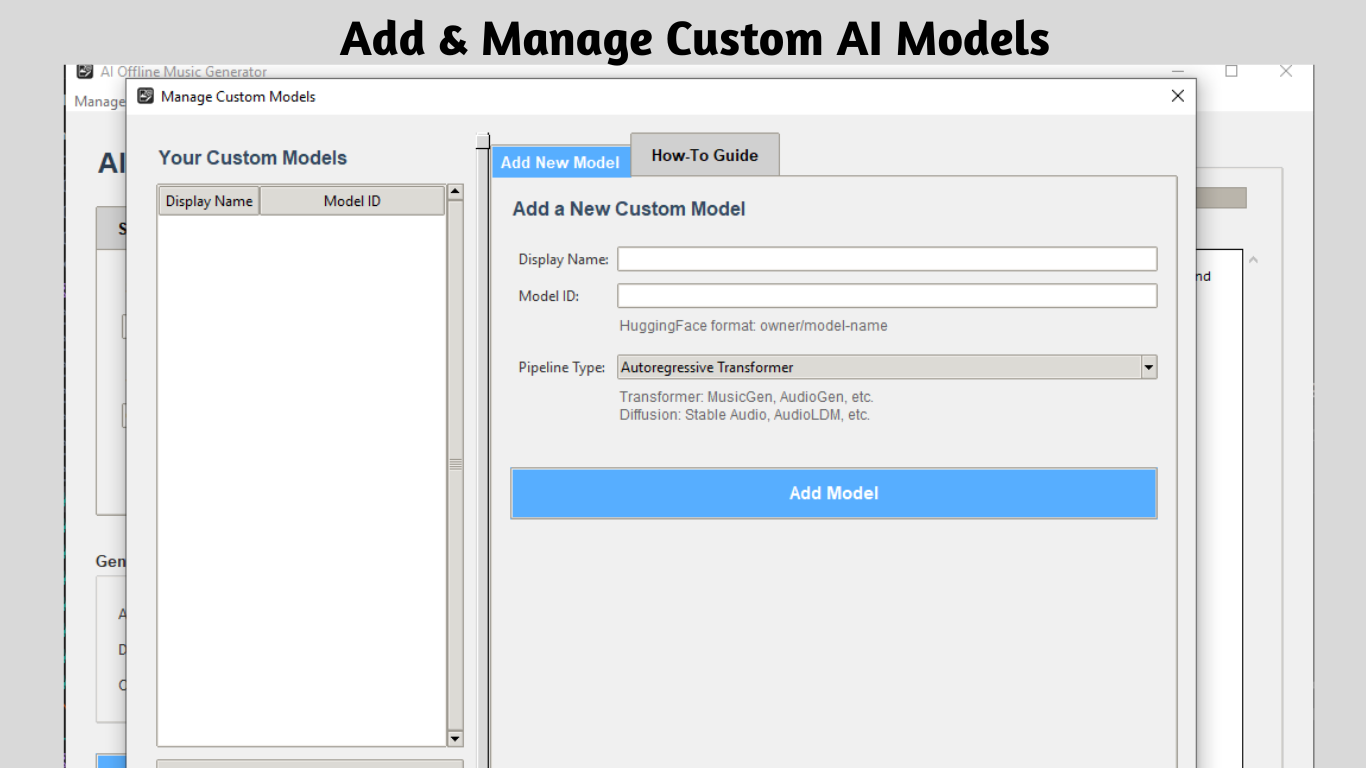 AI Offline Music Generator screenshot