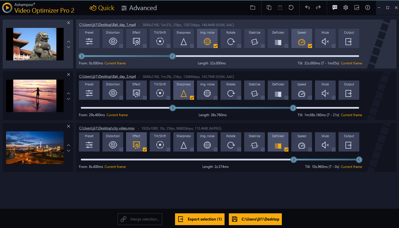 Ashampoo Video Optimizer Pro 2 screenshot
