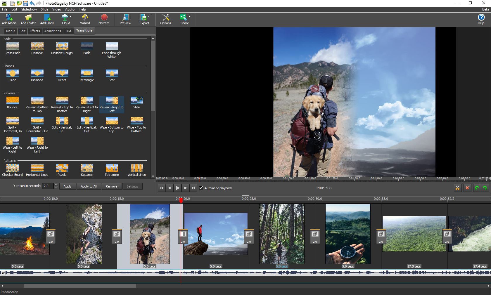 PhotoStage screenshot