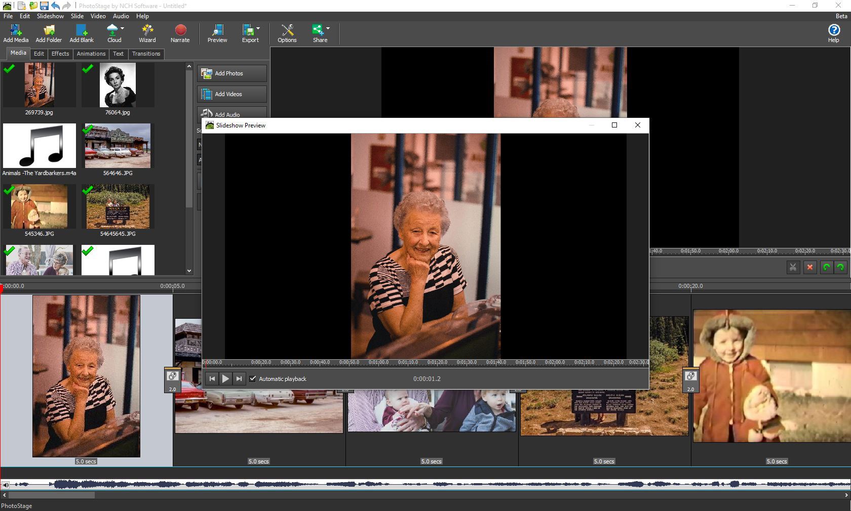 PhotoStage screenshot